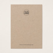 ロゴスクリプトタイプライターのイヤリング表示カードの追加 (正面)