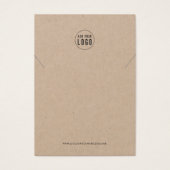 ロゴスクリプトタイプライターのネックレス表示カードの追加 (正面)