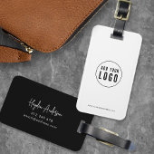 ロゴスクリプトモダンのビジネスカラーのカスタム追加 ラゲッジタグ