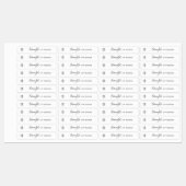 ロゴスクリプトモダンのミニマル製品ラベルの追加 ラベル (シート)