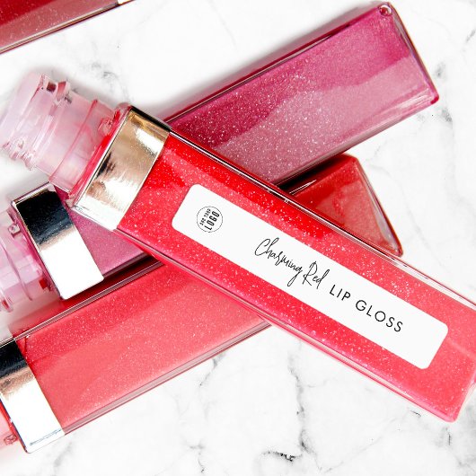 ロゴスクリプトモダンのミニマル製品ラベルの追加 ラベル