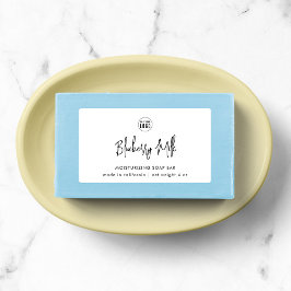 ロゴスクリプトモダンのミニマル製品ラベルの追加 ラベル