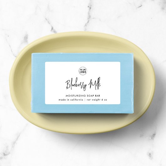 ロゴスクリプトモダンのミニマル製品ラベルの追加 ラベル