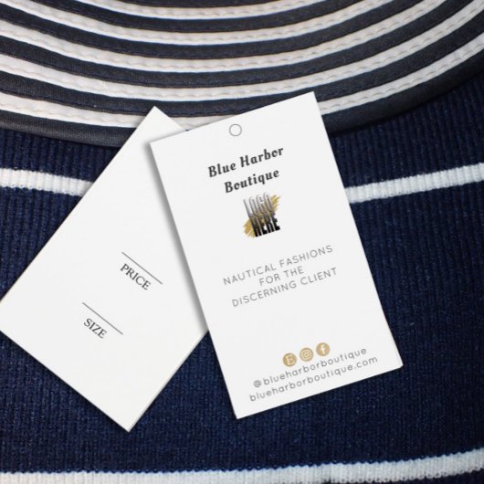 ロゴスタイリッシュと名前ホワイトウェア価格ラベル