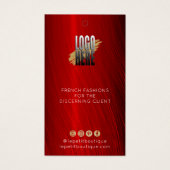 ロゴスタイリッシュ付きルビーレッドウェア価格ラベル (正面)