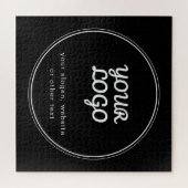 ロゴスタイリッシュ白黒デザイン ジグソーパズル (横)