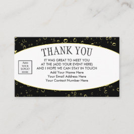 ロゴスタイリッシュTHANK YOU NETWORKING 名刺