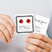 ロゴスタッドイヤリングズドードルスクエアカード10パック25 コーリングカード