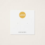 ロゴスタッドイヤリングディスプレイカードの追加 (正面)