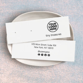 ロゴスタッドイヤリングディスプレイカードの追加