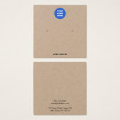 ロゴスタッドクラフトイヤリングディスプレイカードの追加 (正面&裏面)