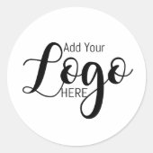 ロゴステッカーのベーキングステッカー ラウンドシール (正面)