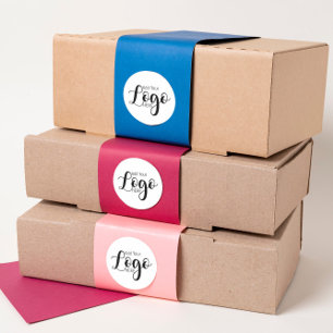 ロゴステッカーのベーキングステッカー ラウンドシール