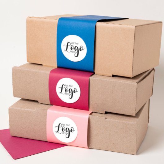 ロゴステッカーのベーキングステッカー ラウンドシール