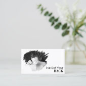 *~*ロゴスパQRカイロプラクターカイロプラクティック写真 名刺 (スタンド正面)