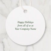 ロゴスモールビジネスマーケティングハッピーホリデーズギフト フェイバータグ (裏面)