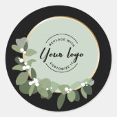 ロゴスモールビジネスマーケティングモダンリース ラウンドシール (正面)