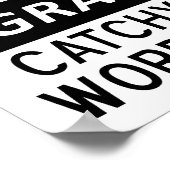 ロゴスローガンおもしろいポスター ポスター (角)