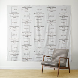 ロゴスローガン企業のビジネスブランドパタン茶 タペストリー