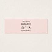 ロゴソーシャルメディアのイヤリングディスプレイ (裏面)