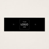 ロゴソーシャルメディアのイヤリングディスプレイ (正面)