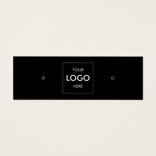 ロゴソーシャルメディアのイヤリングディスプレイ (正面)