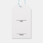 ロゴソーシャルメディアプロフェッショナルつるラベル ギフトタグ (裏面)