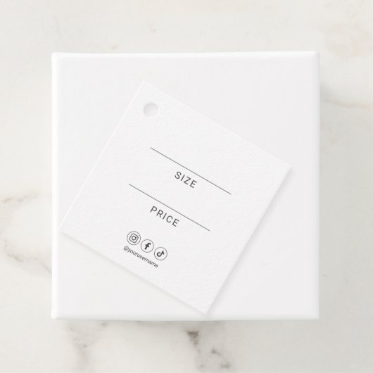 ロゴソーシャルメディアプロフェッショナルメッセージカード フェイバータグ (インサイチュ)