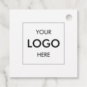 ロゴソーシャルメディアプロフェッショナルメッセージカード フェイバータグ (裏面)