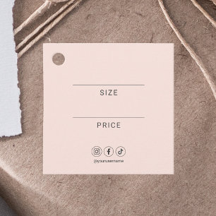 ロゴソーシャルメディアプロフェッショナルメッセージカード フェイバータグ