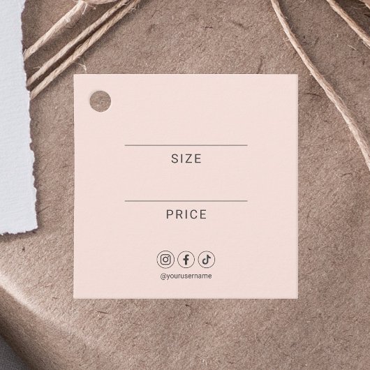 ロゴソーシャルメディアプロフェッショナルメッセージカード フェイバータグ