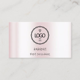 ロゴソーシャルメディアロゴQRコードホログラフィックバス 名刺