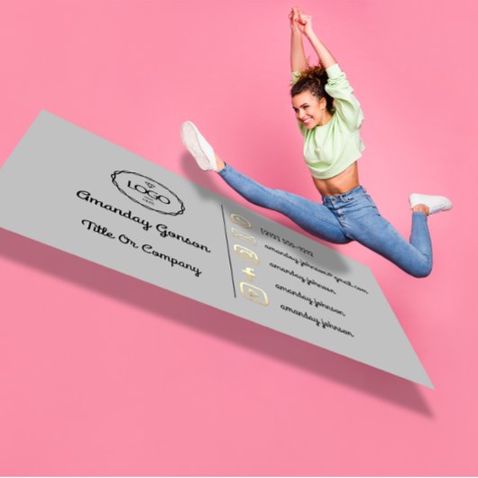 ロゴソーシャルメディア金ゴールドQRコード金ゴールドYouTube 名刺