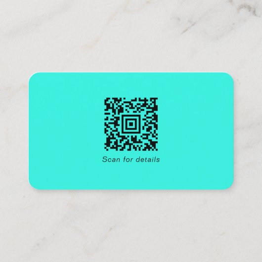 ロゴソーシャルメディアQRコードの追加企業の 名刺 (裏面)