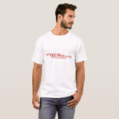 ロゴタイプ及びURLの赤 Tシャツ (正面フル)