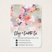 ロゴタイポグラフィフローラジュエリーイヤリングディスプレイ (裏面)