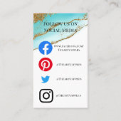 ロゴタンブラーカードのビニ気にールビジネスの追加 名刺 (裏面)