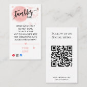 ロゴタンブラーカードを追気に加する 名刺 (正面/裏面)