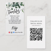 ロゴタンブラーユーカリ気にを追加する 名刺 (正面/裏面)