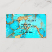 ロゴターコイズの名刺 名刺 (裏面)