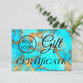 ロゴターコイズギフト券 (スタンド正面)