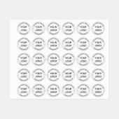 ロゴテキストビジネスラベルテンプレートをブランド化する ラベル (シート)