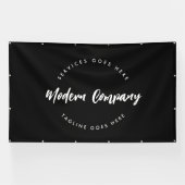 ロゴテンプレートカスタム編集可能文字モダン 横断幕 (横)