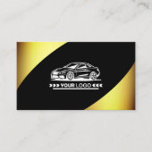 ロゴテンプレートゴールデンエレガントプロフェッショナルスタイリッシュ 名刺 (正面)