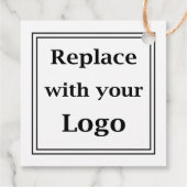 ロゴテンプレートビジネス製品のハングタグ フェイバータグ (裏面)