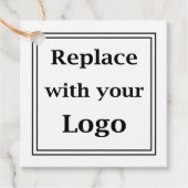 ロゴテンプレートビジネス製品のハングタグ フェイバータグ (正面)