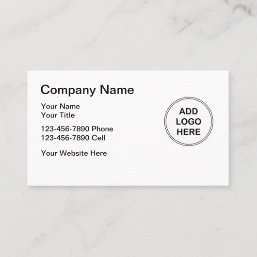 ロゴテンプレート名刺 名刺 (正面)