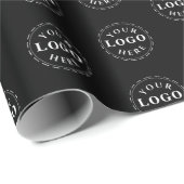 ロゴデザインのオリジナル包装紙 ラッピングペーパー (ロールコーナー)