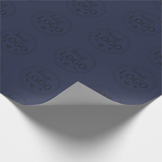 ロゴデザインのオリジナル包装紙 ラッピングペーパー (角)