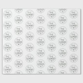 ロゴデザインのオリジナル包装紙 ラッピングペーパー (フラット)